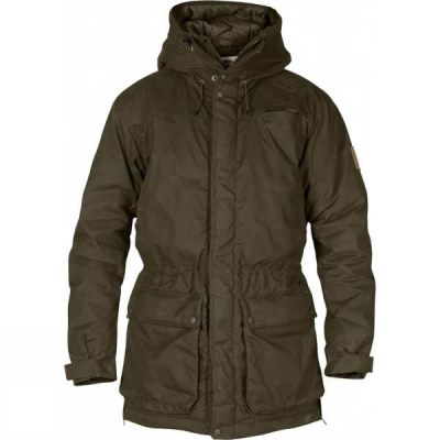 Parka Fjallraven Forest Hombre - Verde Oscuro Oliva - Chile MVJ195632